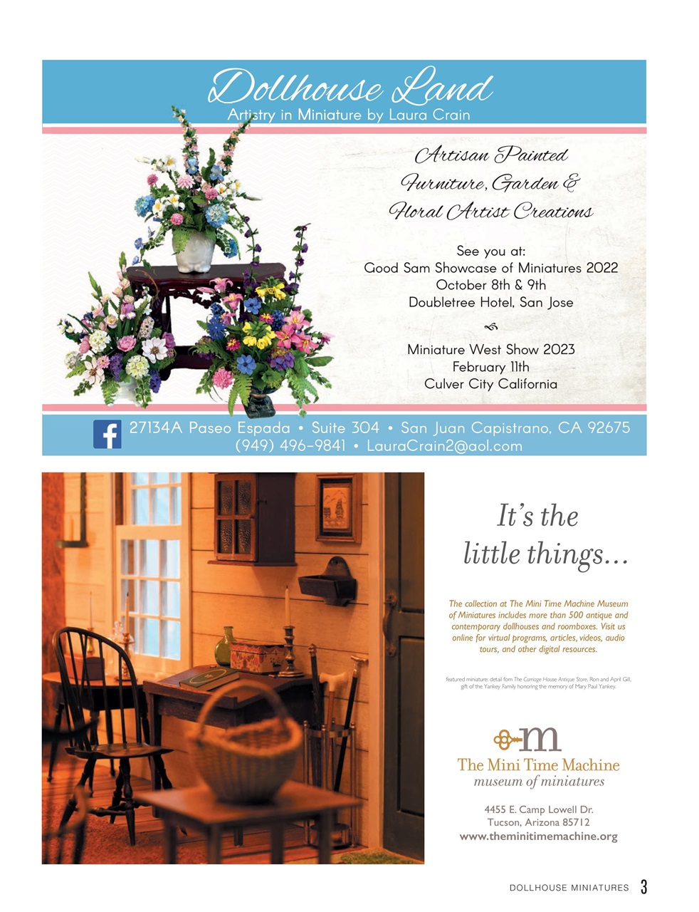 Dollhouse Miniatures Preview Pages