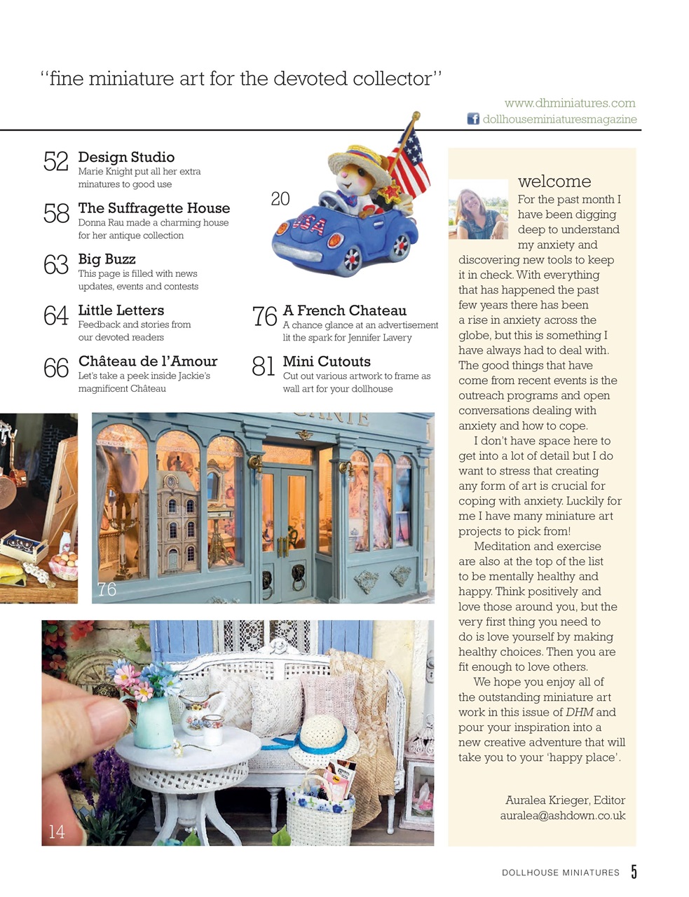 Dollhouse Miniatures Preview Pages