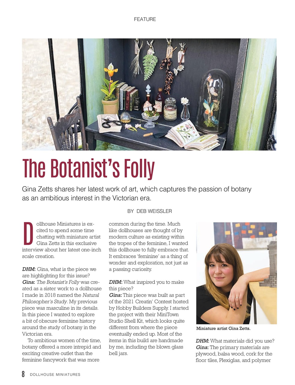 Dollhouse Miniatures Preview Pages