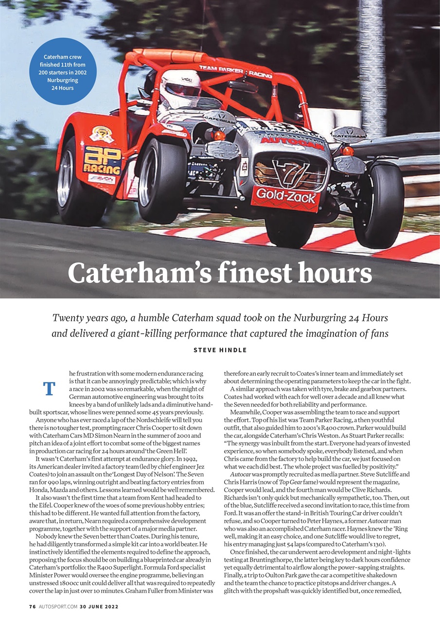 Autosport Preview Pages