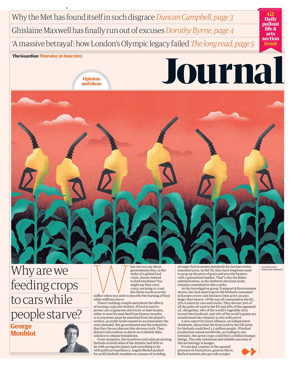 The Guardian Newspaper Preview Pages