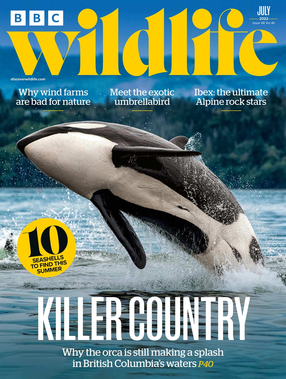 BBC Wildlife Magazine Preview Pages