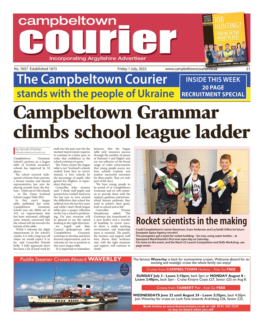 Campbeltown Courier Preview Pages