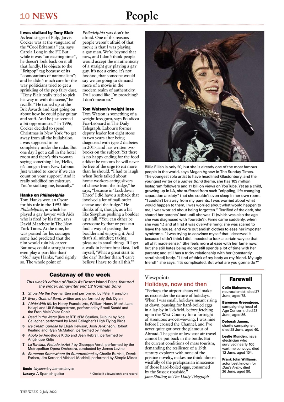 The Week Preview Pages