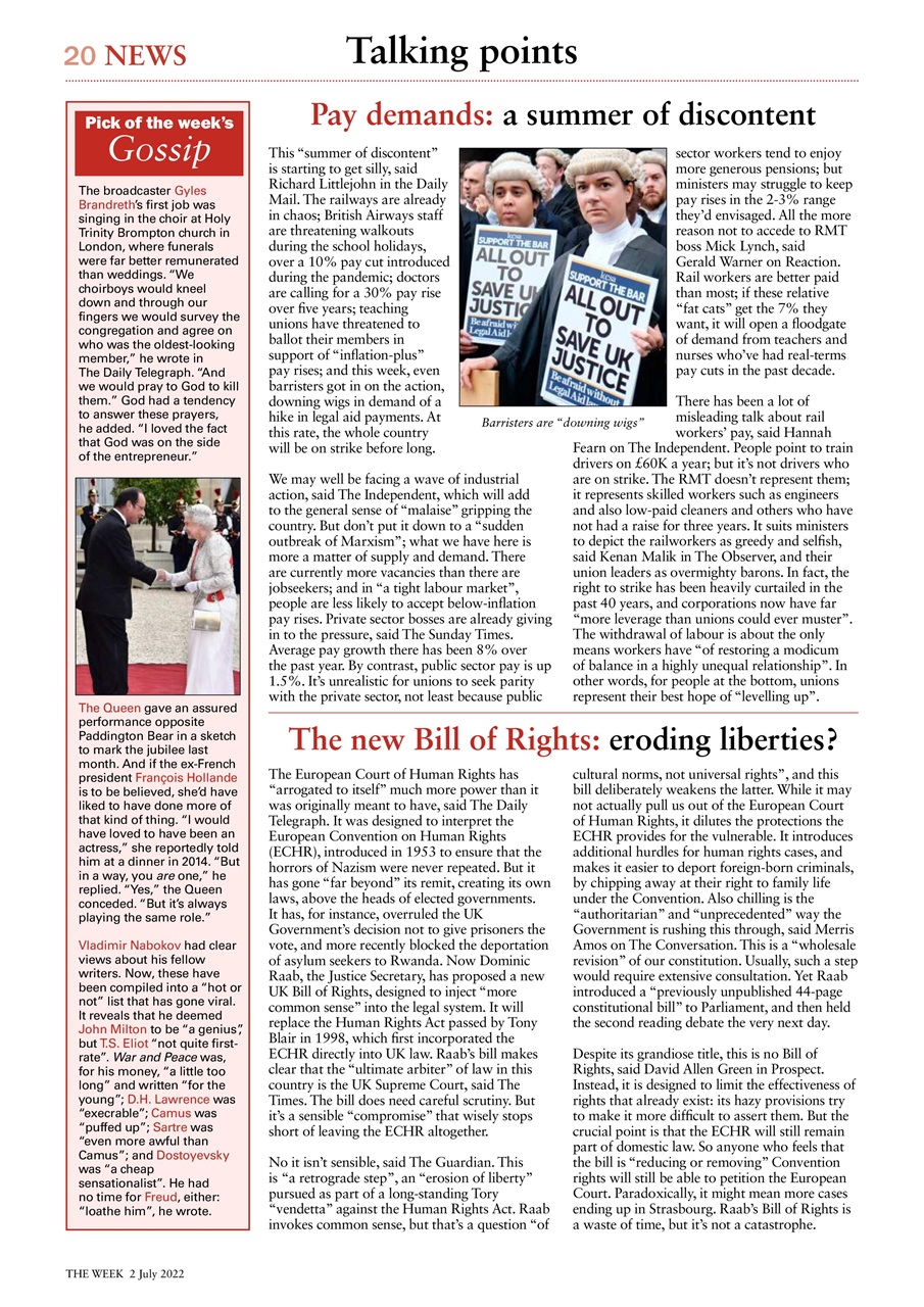 The Week Preview Pages