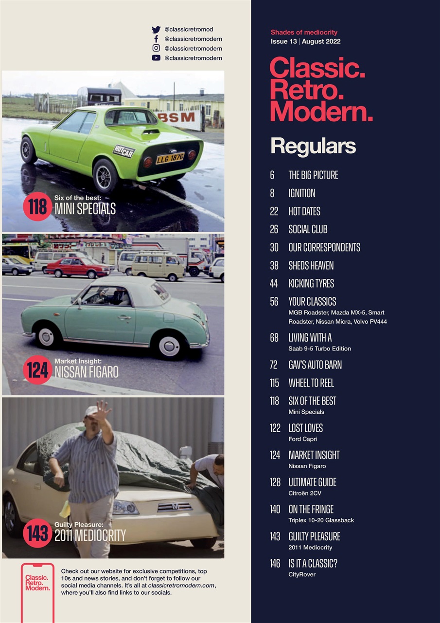 Classic Retro Modern Magazine Preview Pages