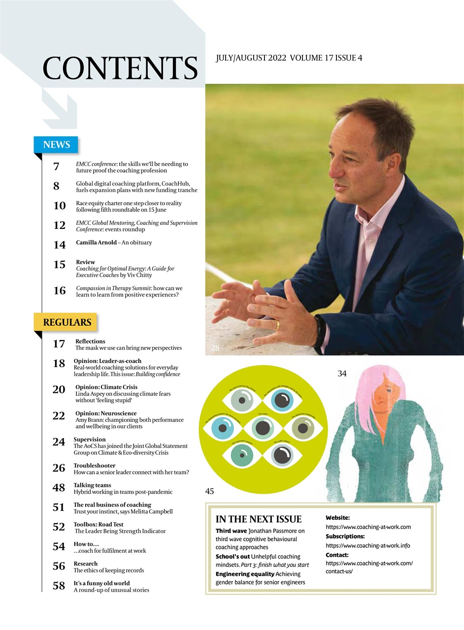 Coaching at Work Preview Pages