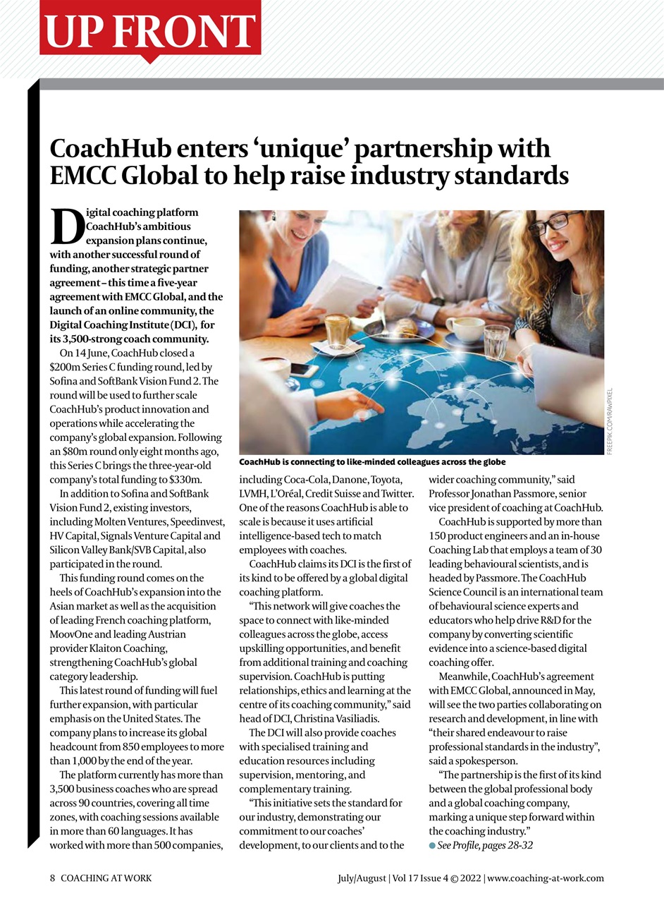 Coaching at Work Preview Pages