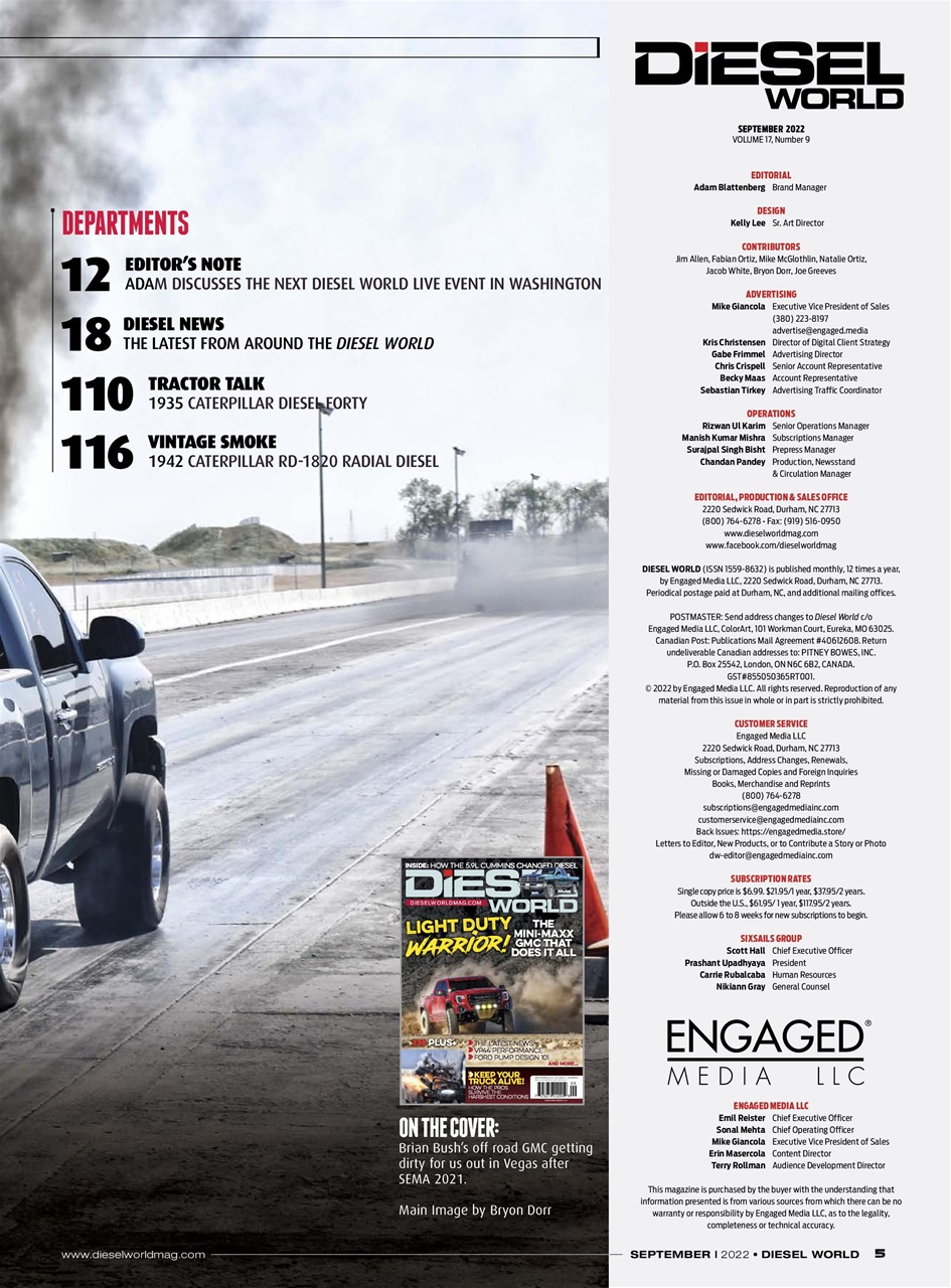 Diesel World Preview Pages