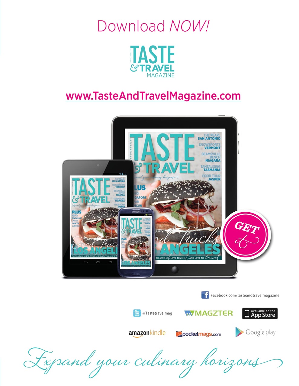 Taste & Travel International Preview Pages