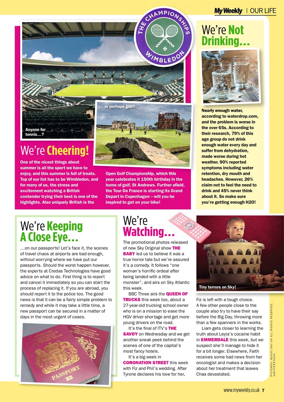 My Weekly Preview Pages