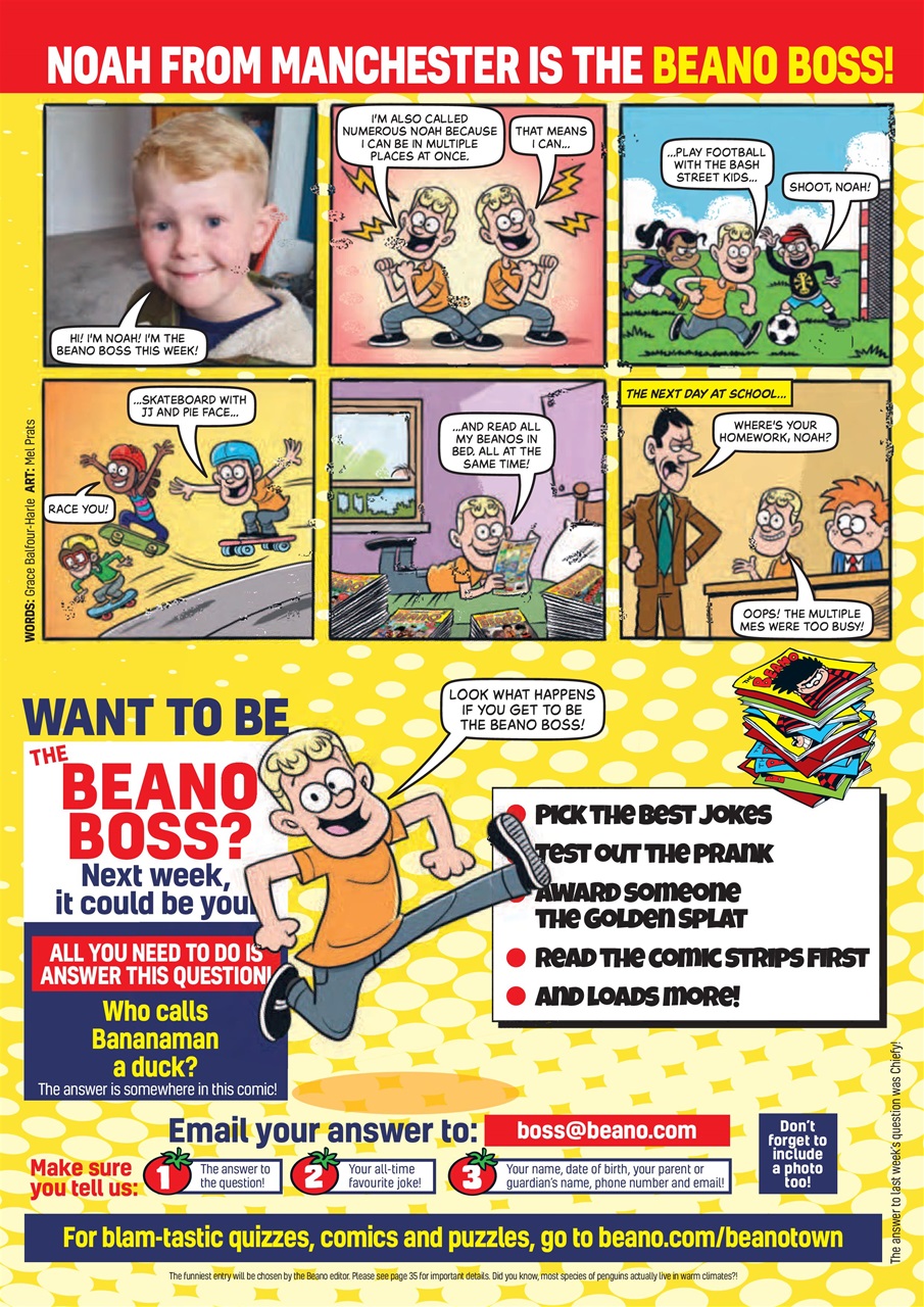 Beano Preview Pages