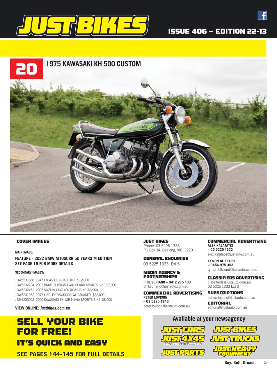 JUST BIKES Preview Pages