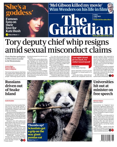 The Guardian Newspaper issue Friday, July 1, 2022
