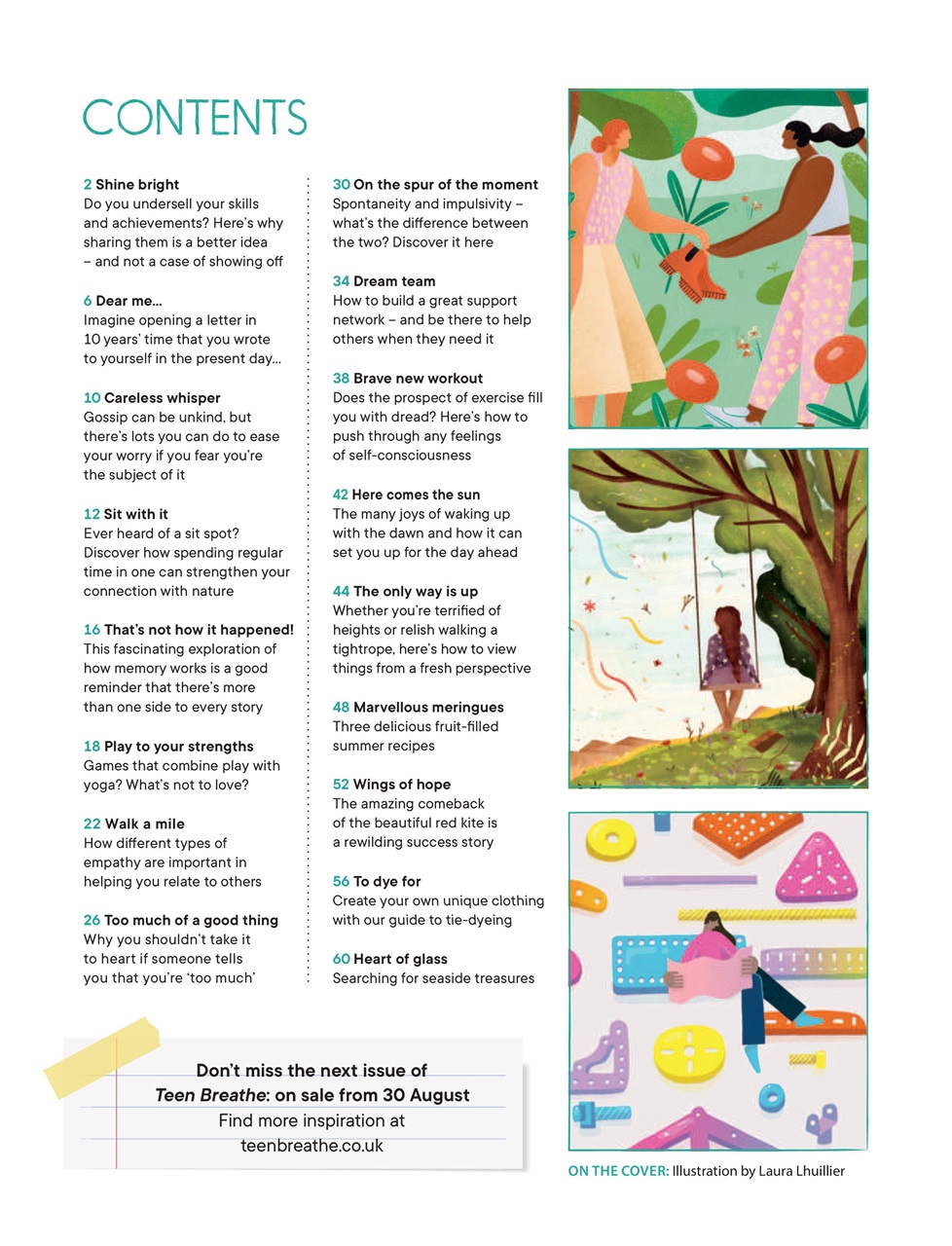 Teen Breathe Preview Pages