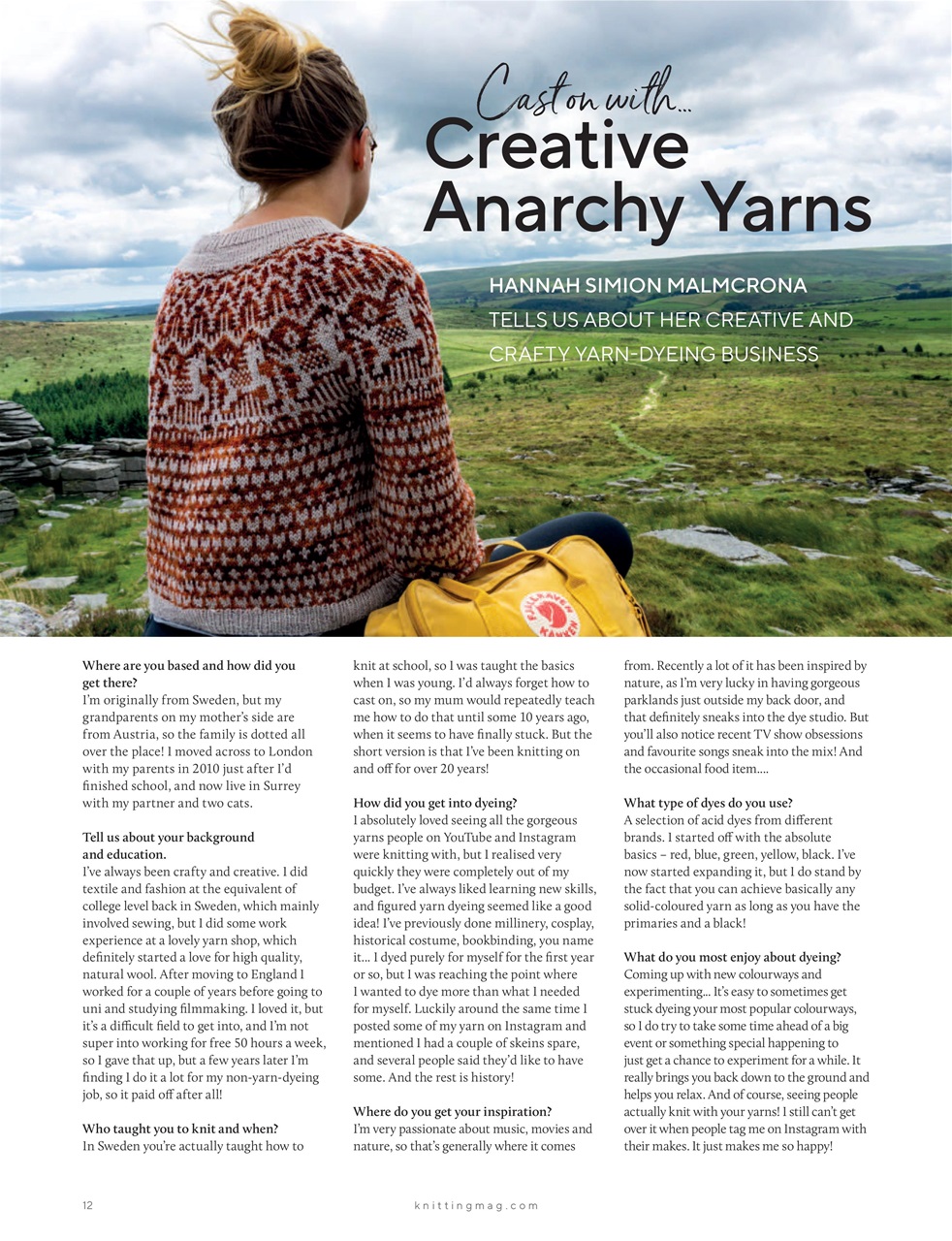 Knitting Preview Pages