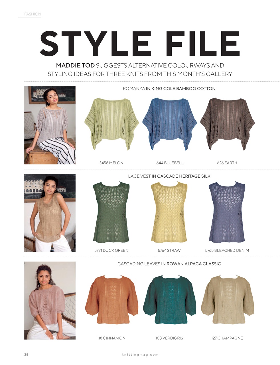 Knitting Preview Pages