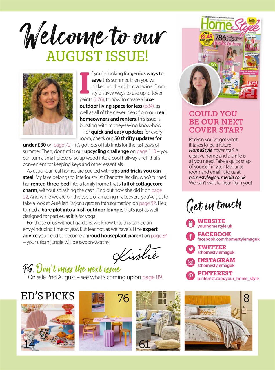 Homestyle Preview Pages