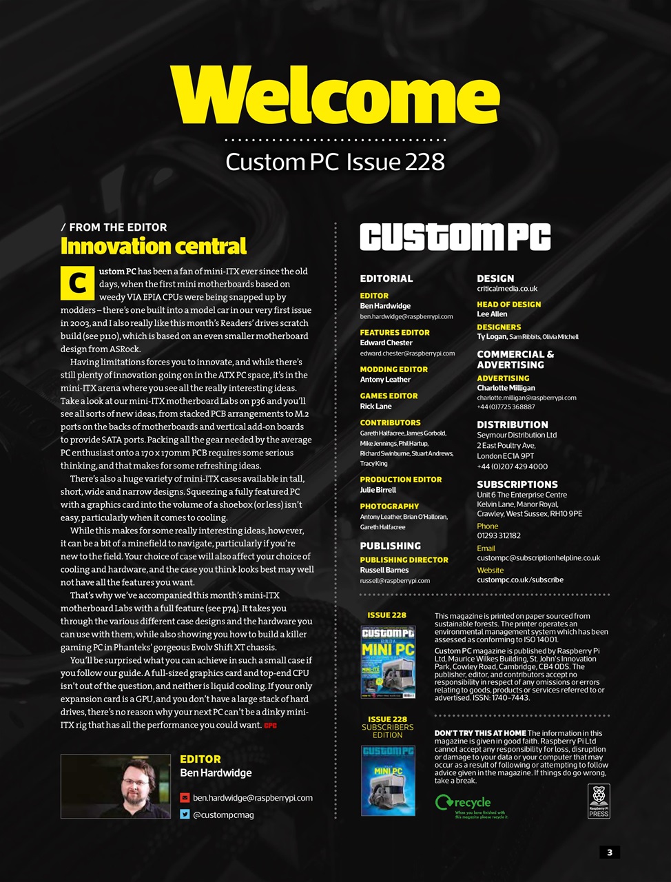 Custom PC UK Preview Pages