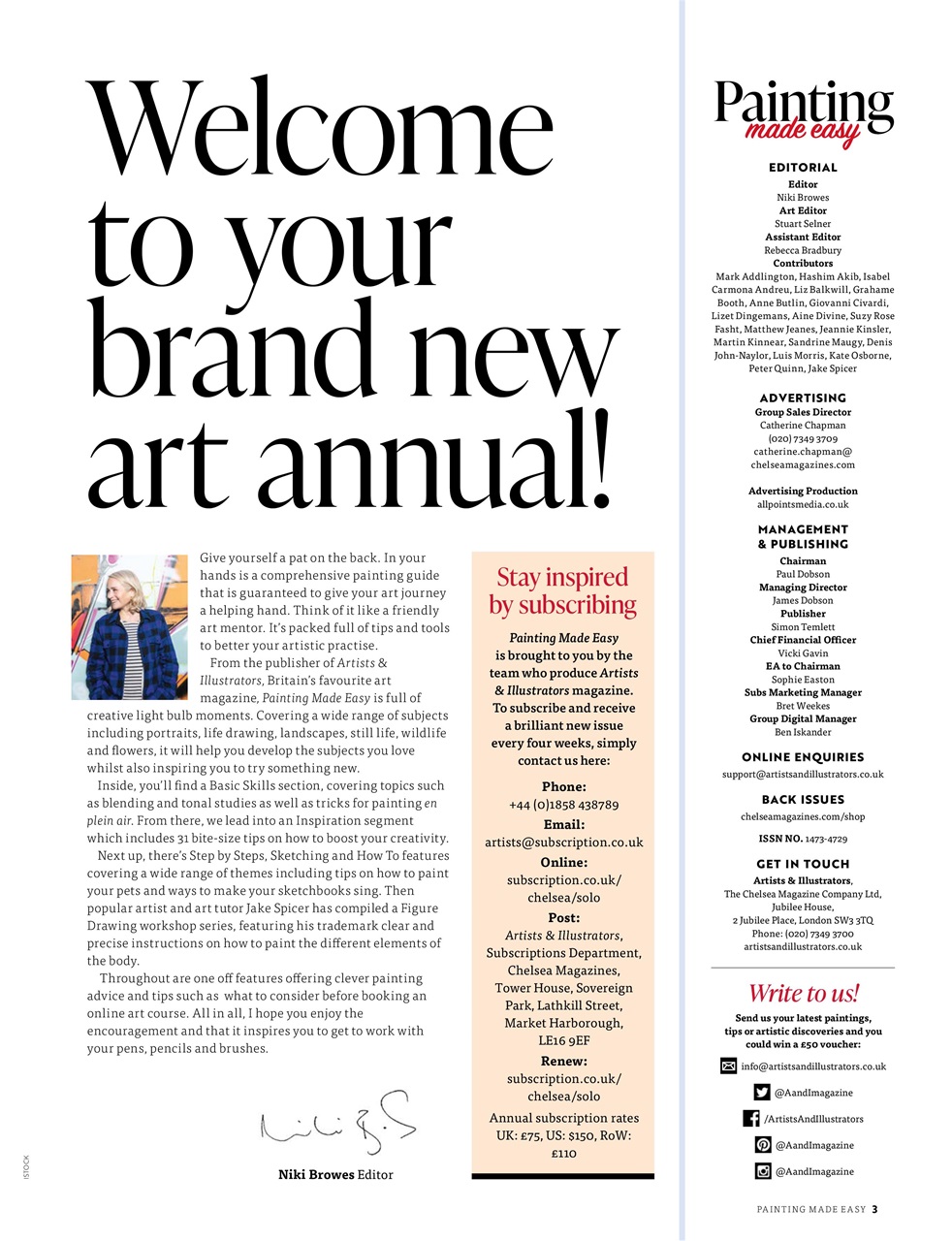 Artists & Illustrators Preview Pages