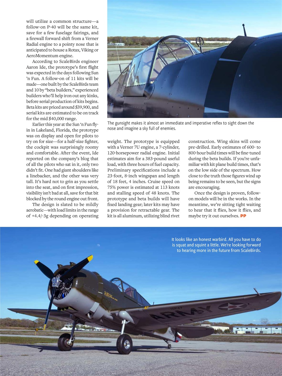 Plane & Pilot Preview Pages