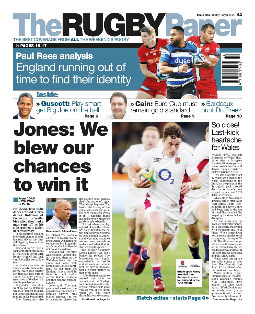 The Rugby Paper Preview Pages