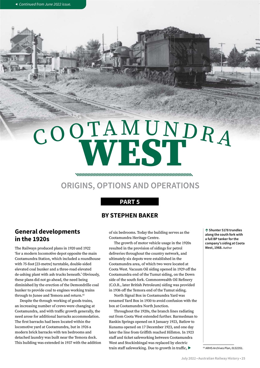 Australian Railway History Preview Pages