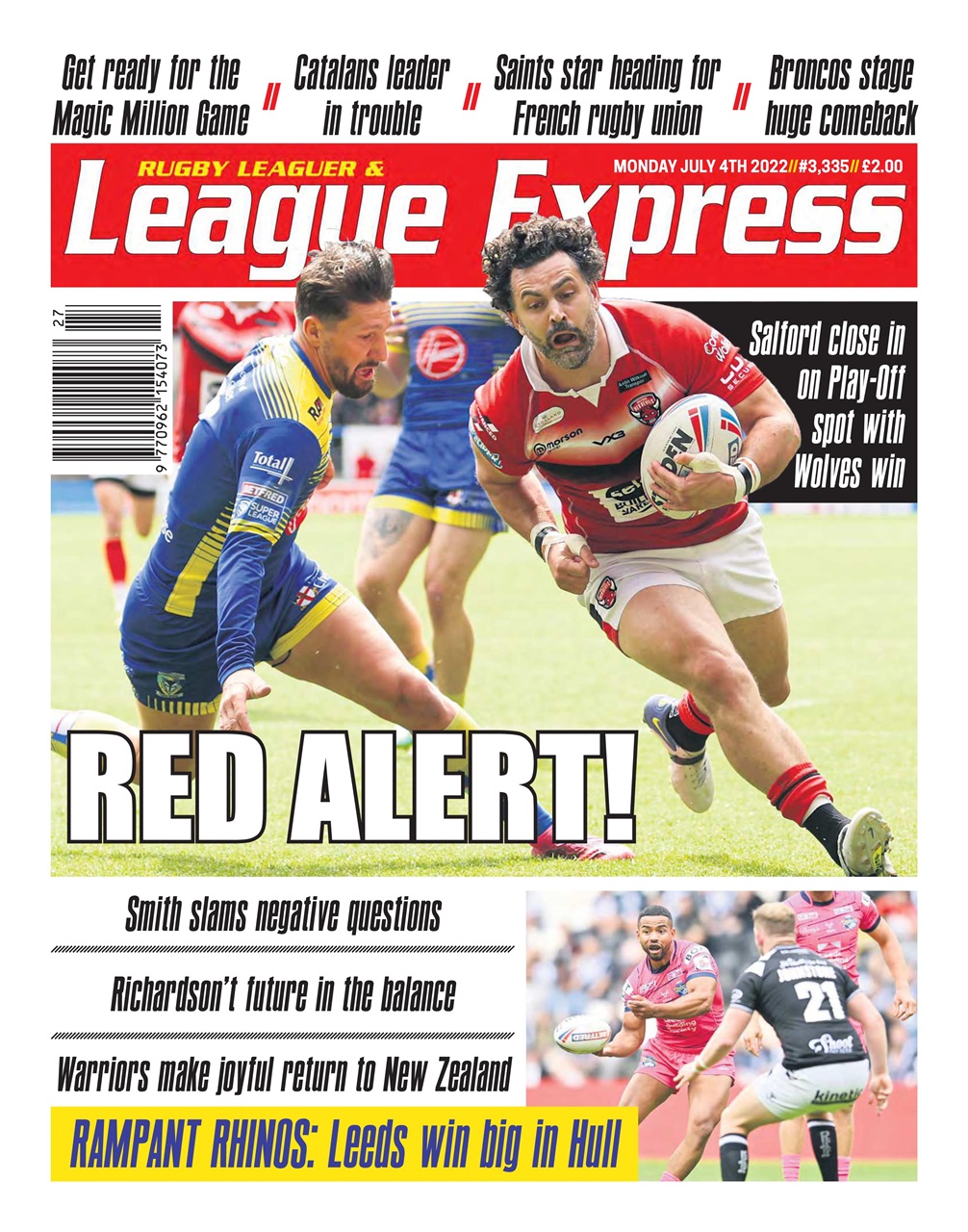 League Express Preview Pages