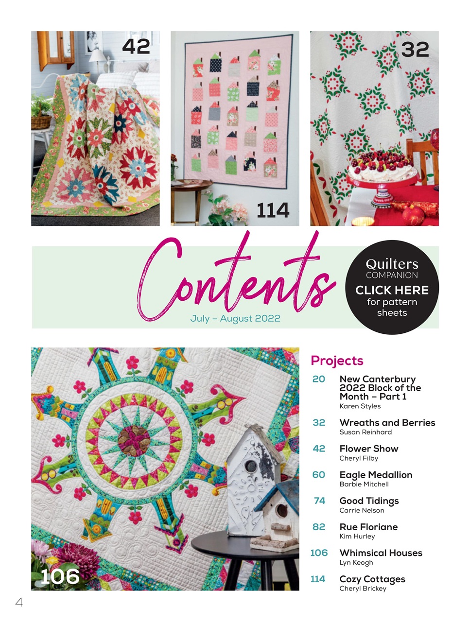 Quilters Companion Preview Pages