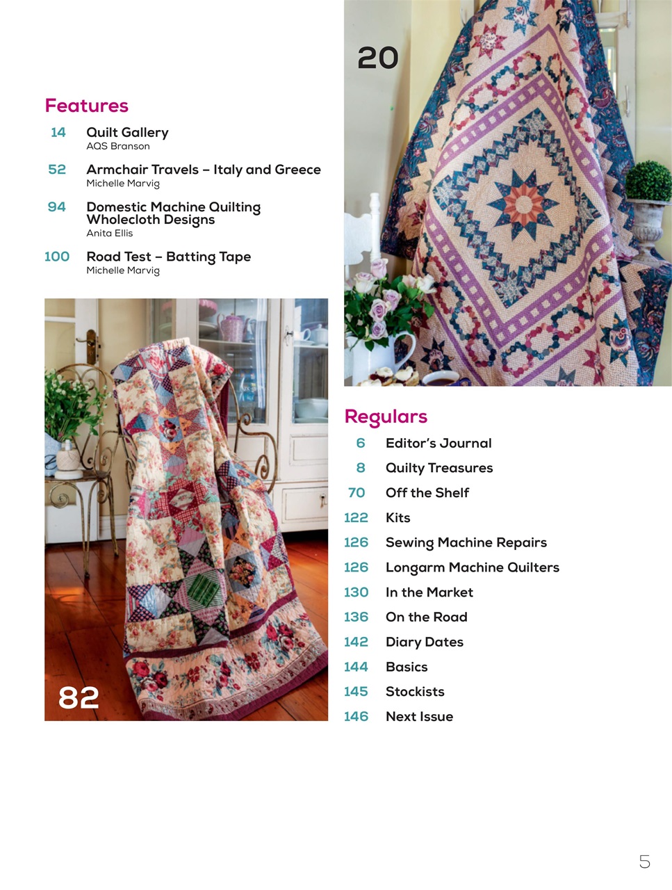 Quilters Companion Preview Pages