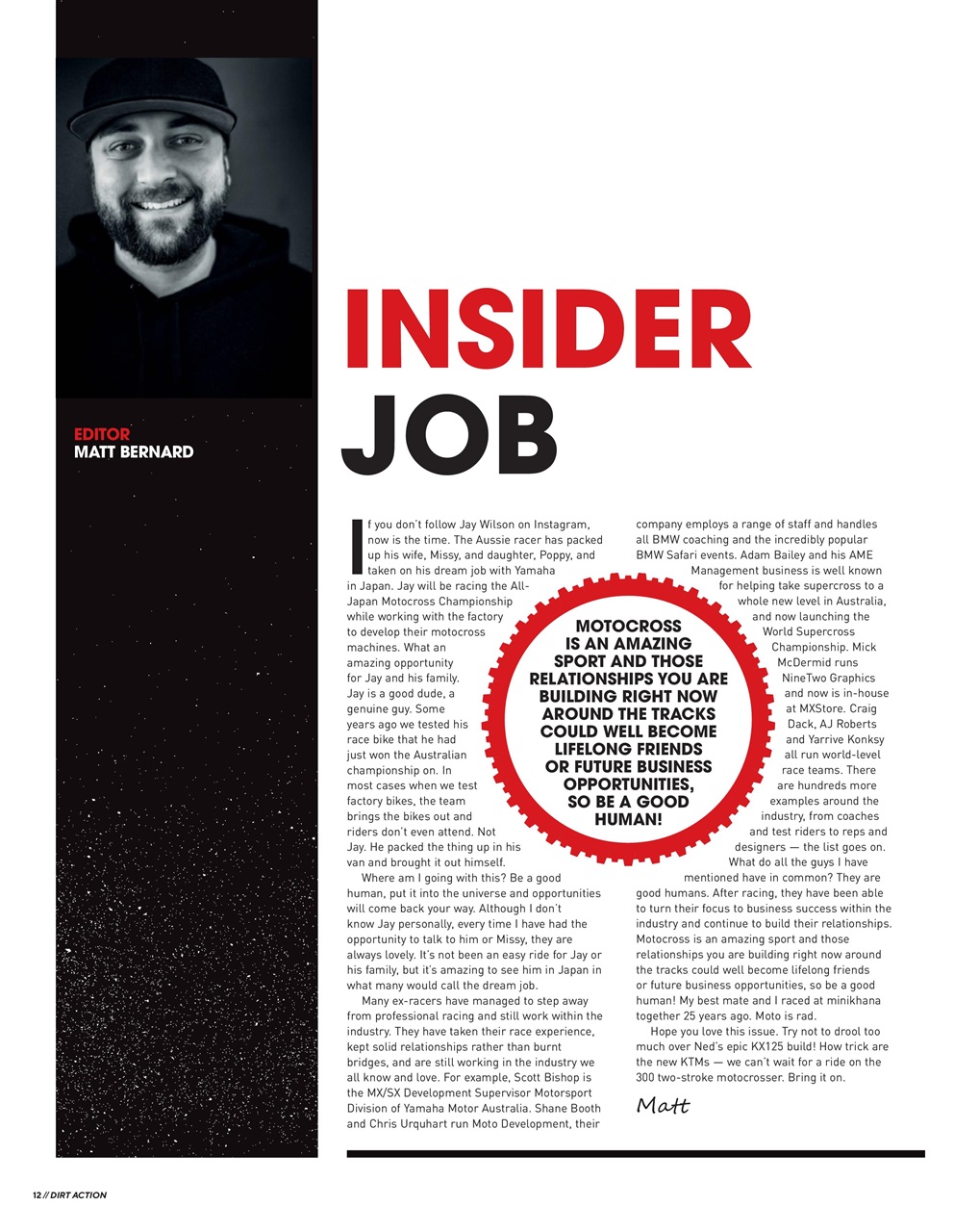 Dirt Action Preview Pages