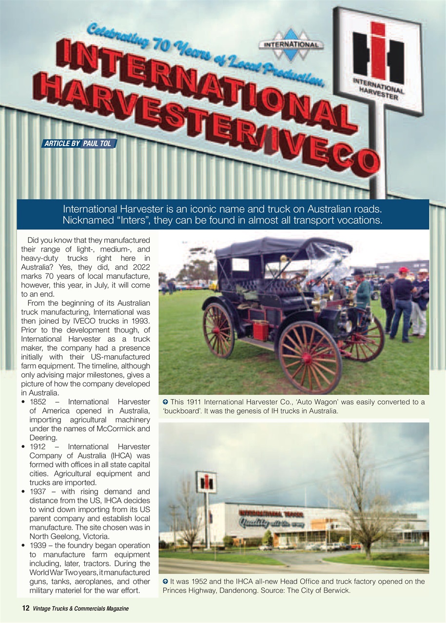 Vintage Trucks & Commercials Preview Pages