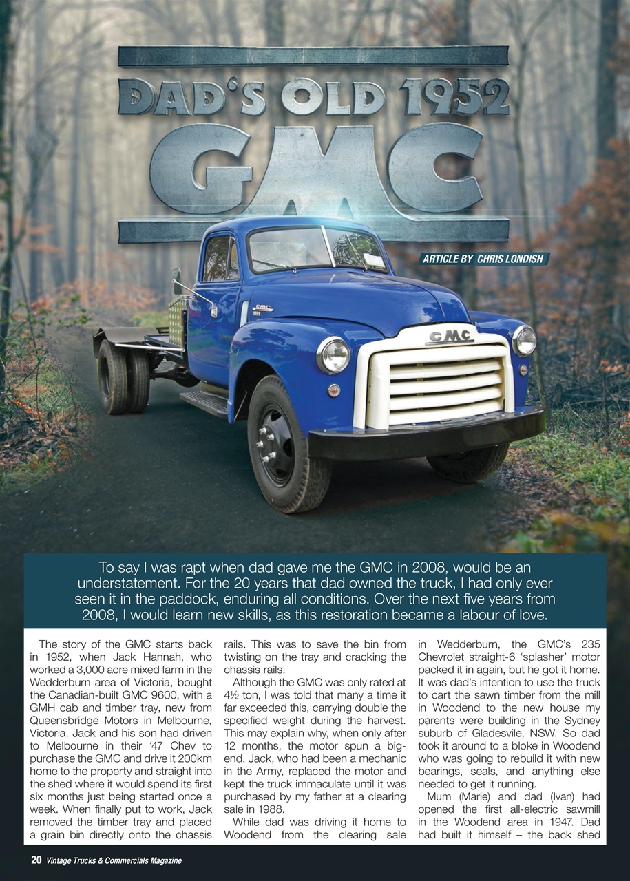 Vintage Trucks & Commercials Preview Pages