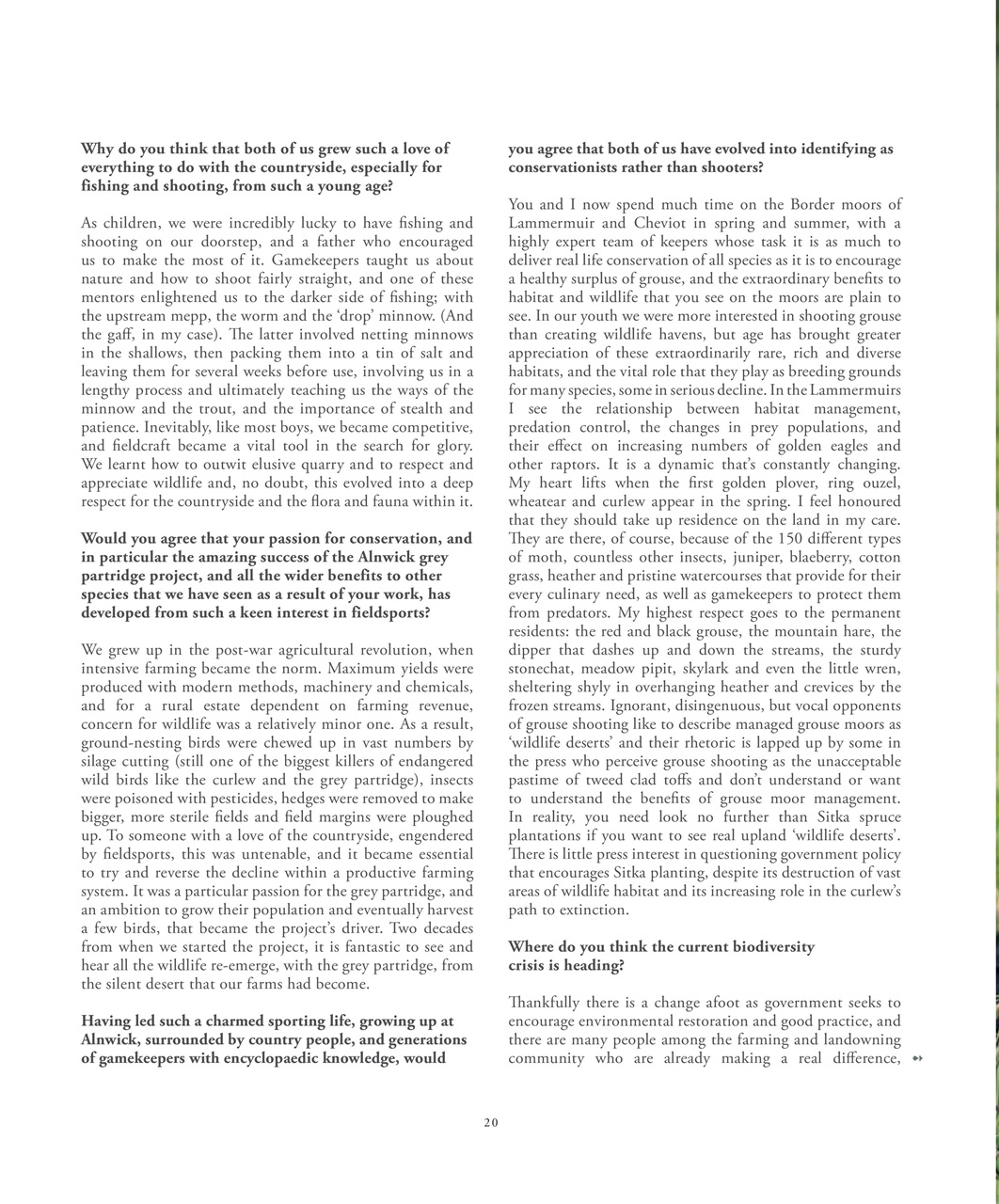 Fieldsports Journal Preview Pages