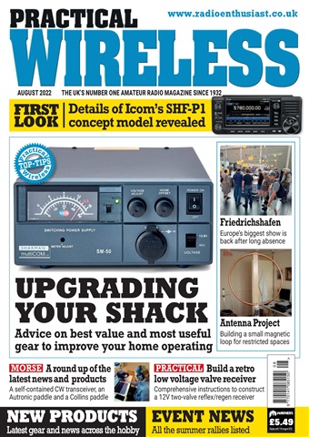 Practical Wireless issue August 2022