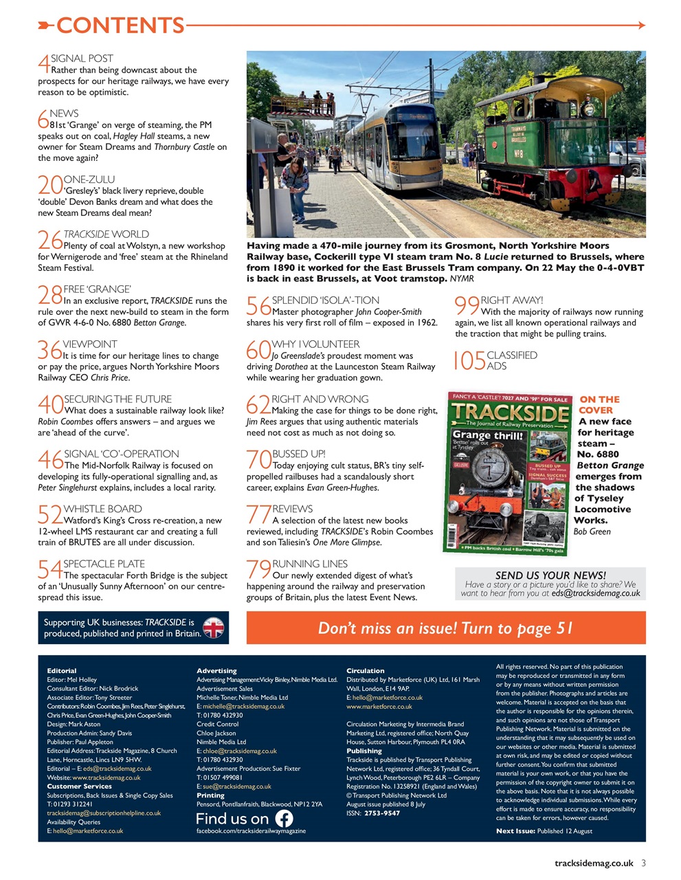 Trackside Preview Pages