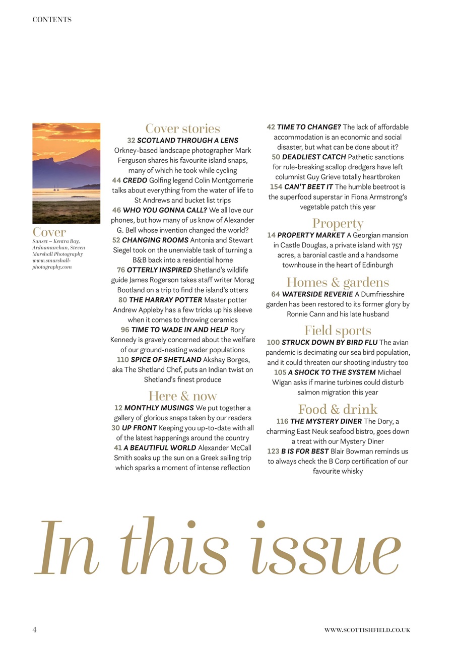 Scottish Field Preview Pages