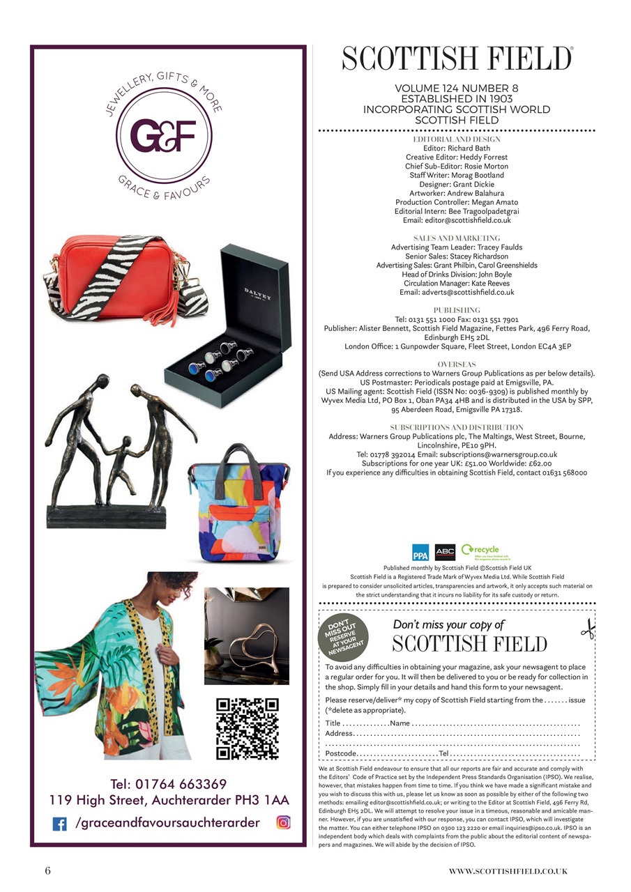 Scottish Field Preview Pages