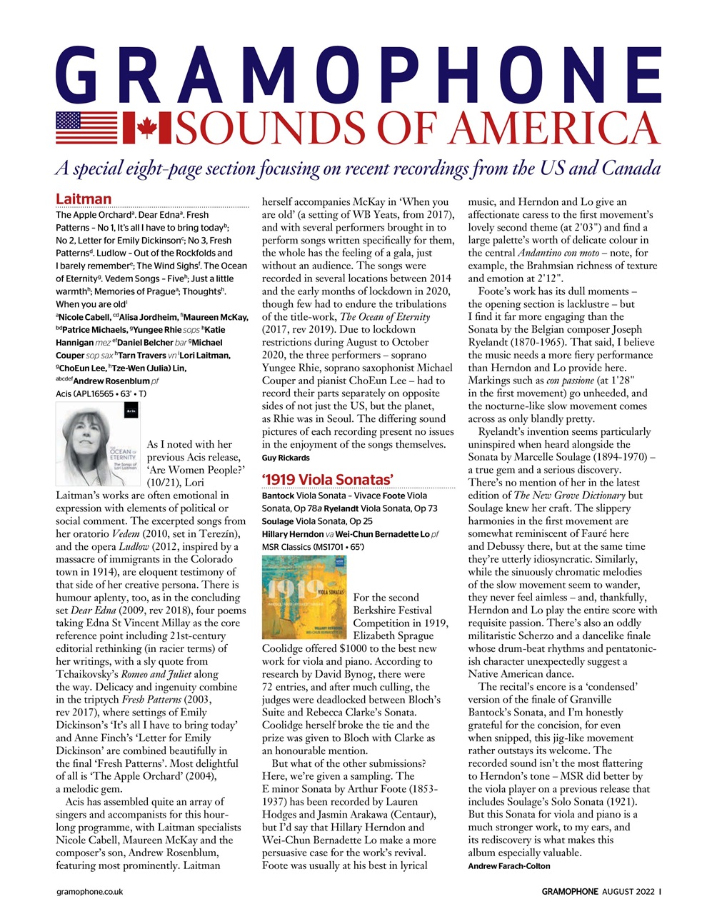 Gramophone Preview Pages