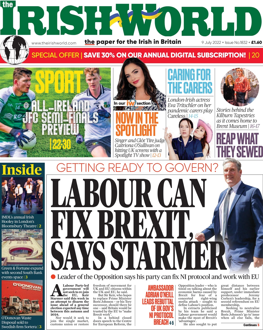 Irish World Preview Pages