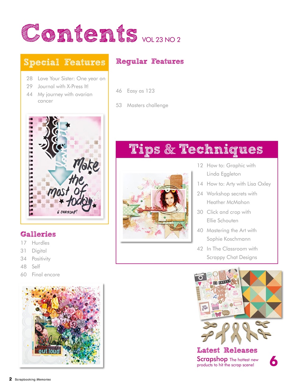 Scrapbooking Memories Preview Pages