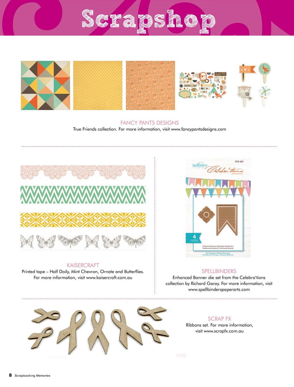 Scrapbooking Memories Preview Pages