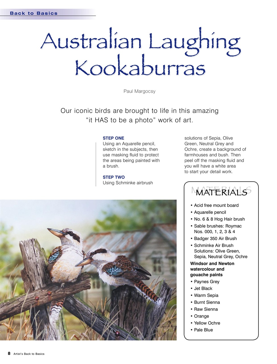 Artists Back to Basics Preview Pages