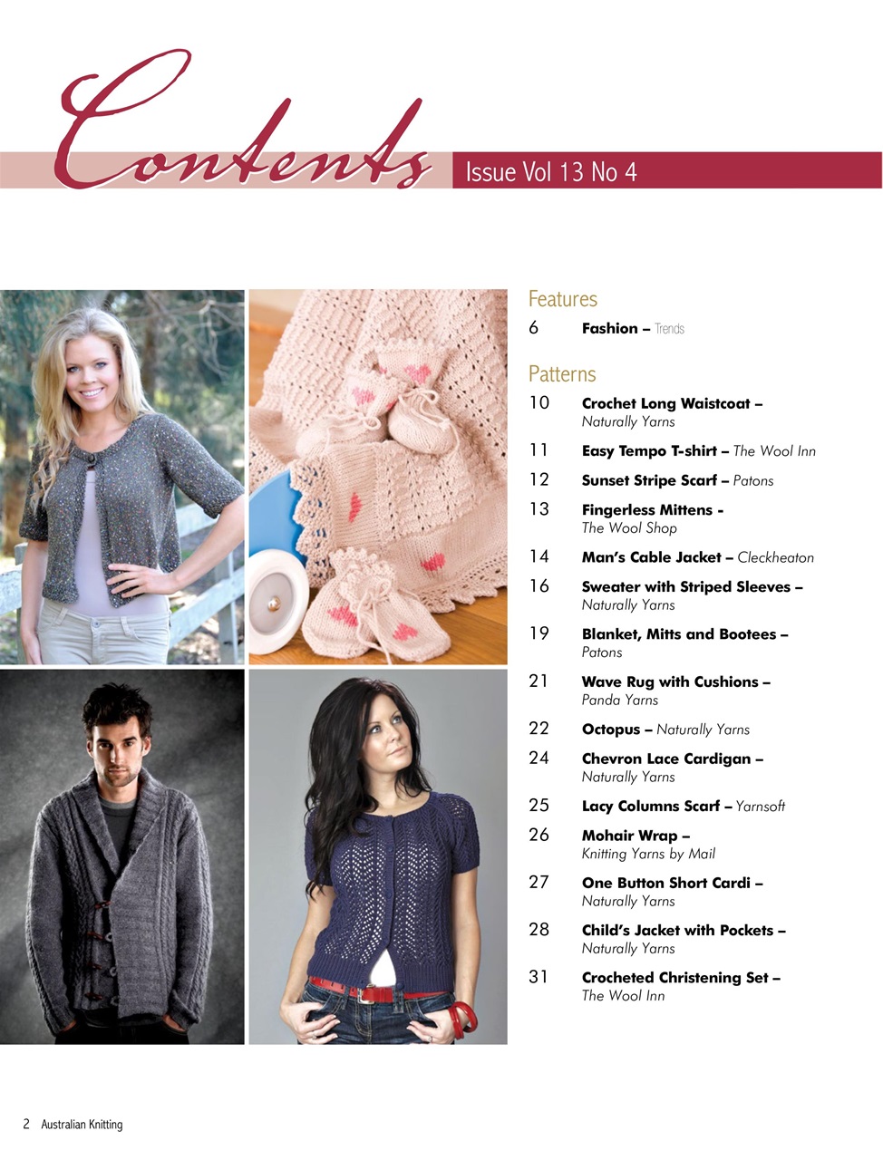 Australian Knitting Preview Pages