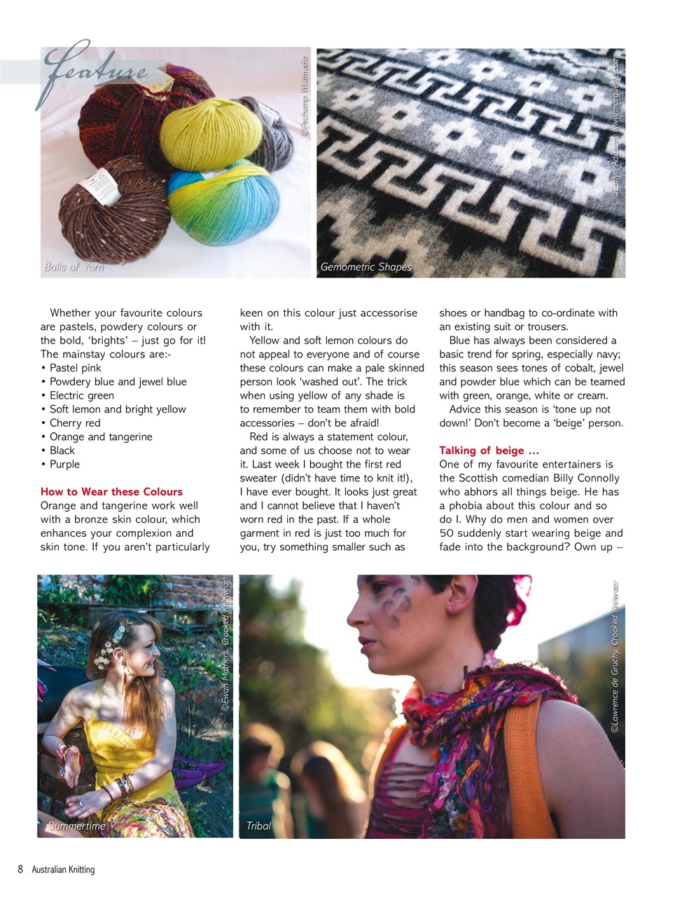 Australian Knitting Preview Pages