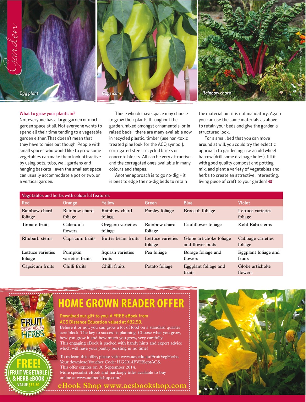 HomeGrown Preview Pages