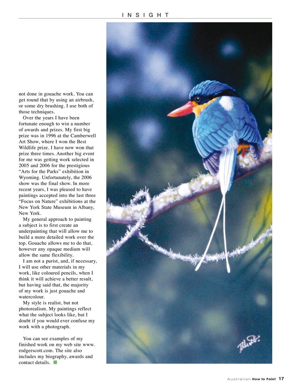 Australian How to Paint Preview Pages