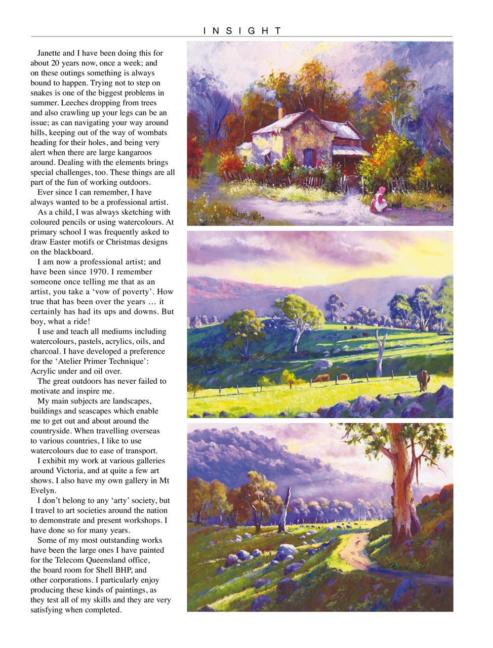 Artist's Palette Preview Pages