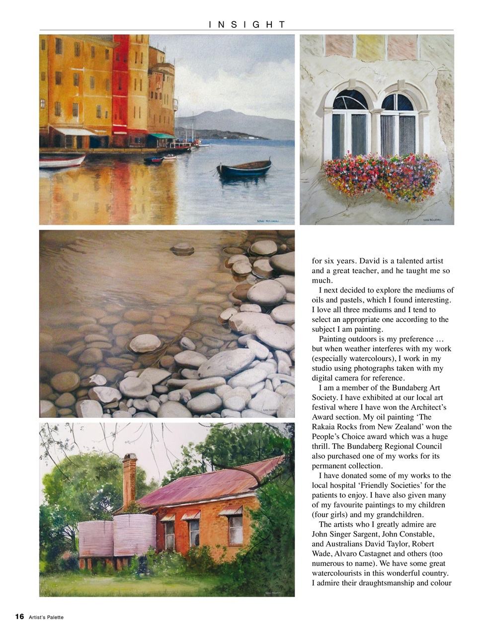 Artist's Palette Preview Pages