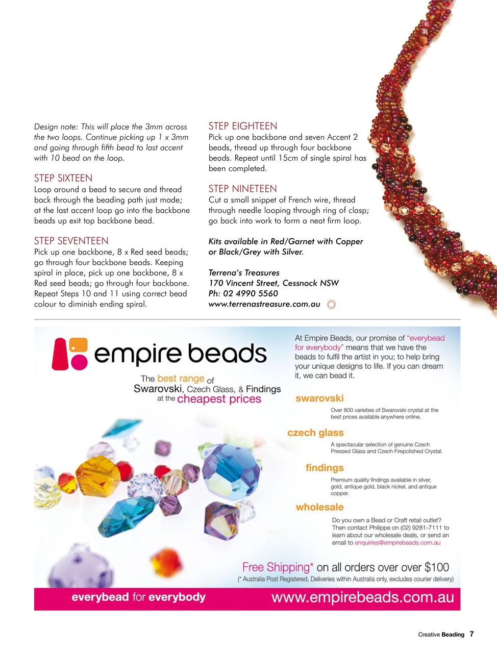 Creative Beading Preview Pages